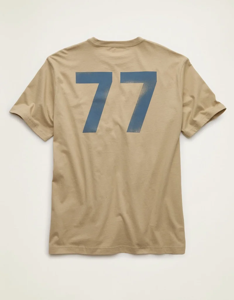 American Eagle  AE Standard Fit Graphic Logo T-Shirt for Men | Best Price UAE