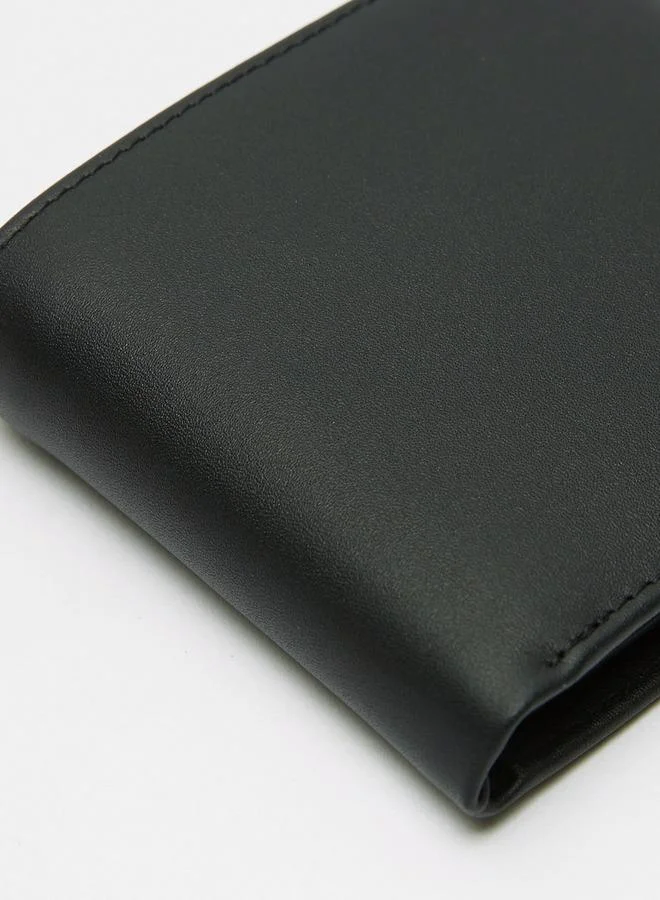 Duchini BLACK Solid Bi-Fold Wallet for Men | Best Price UAE