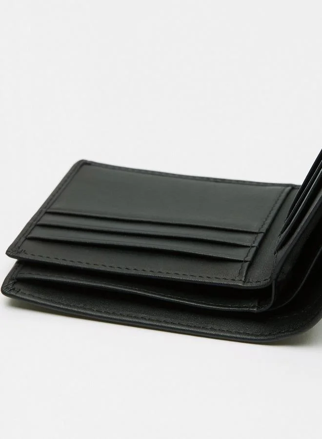 Duchini BLACK Solid Bi-Fold Wallet for Men | Best Price UAE