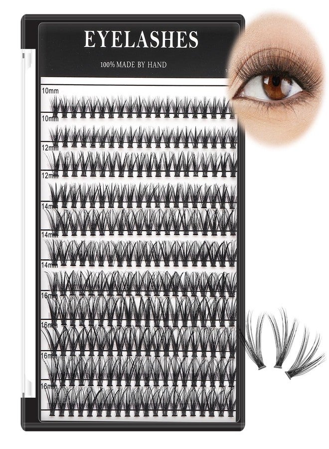 Vayator Large Tray 220 Cluster/Box Eyelashes 0.07 Thickness Individual False Eyelash Extension 10D/20D/40D/50D (20RR-8-10-12-14mm Mixed) - Image 1