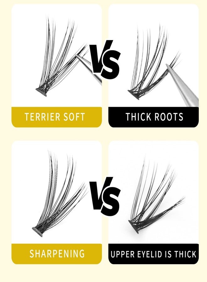 Vayator Large Tray 220 Cluster/Box Eyelashes 0.07 Thickness Individual False Eyelash Extension 10D/20D/40D/50D (20RR-8-10-12-14mm Mixed) - Image 4