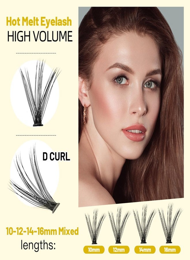 Vayator Large Tray 220 Cluster/Box Eyelashes 0.07 Thickness Individual False Eyelash Extension 10D/20D/40D/50D (20RR-8-10-12-14mm Mixed) - Image 3