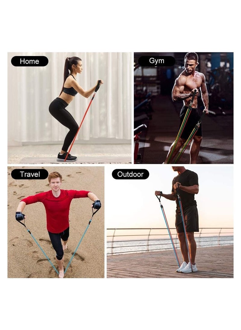 Resistance Fitness Home 11-Piece Set Fitness Training Straps Set - Multifunctional Elastic Pull Rope Fitness Workout Belt Set for Home Training and Sport Resistance Straps - pzsku/Z1B0A44A70E862A2DD227Z/45/_/1687087705/a95f0d69-1dce-4347-898a-aa0b38907df6