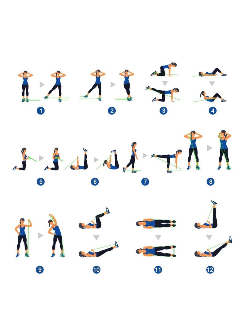Resistance Fitness Home 11-Piece Set Fitness Training Straps Set - Multifunctional Elastic Pull Rope Fitness Workout Belt Set for Home Training and Sport Resistance Straps - pzsku/Z1B0A44A70E862A2DD227Z/45/_/1687087707/908234d6-3b41-4108-bed6-005f08a0dc5a