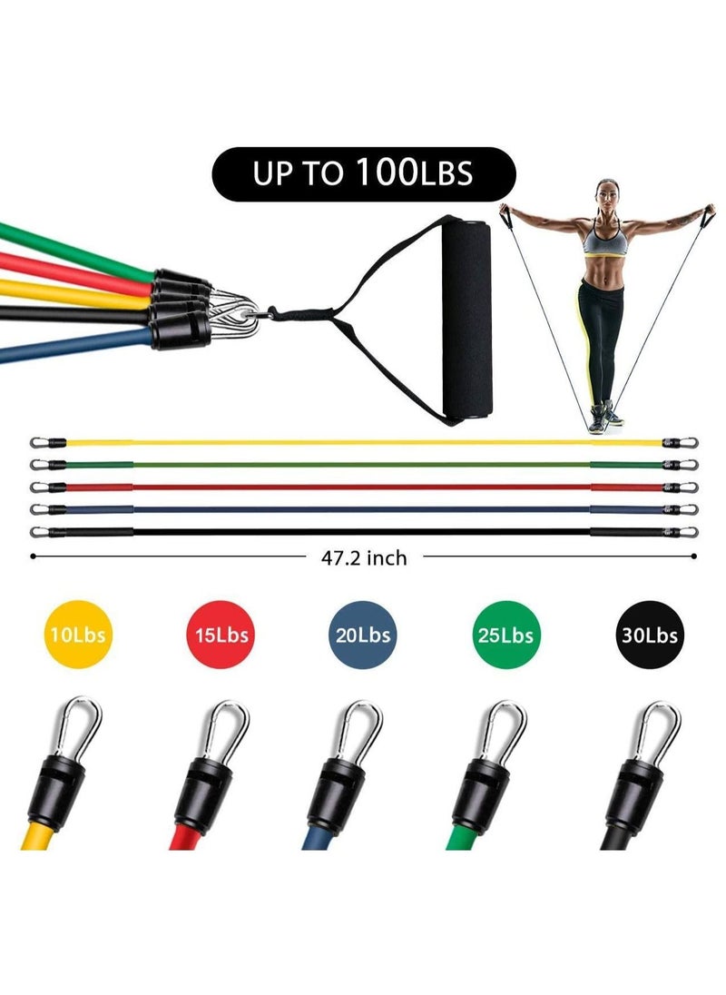 Resistance Fitness Home 11-Piece Set Fitness Training Straps Set - Multifunctional Elastic Pull Rope Fitness Workout Belt Set for Home Training and Sport Resistance Straps - pzsku/Z1B0A44A70E862A2DD227Z/45/_/1687087708/289e690f-4ea0-45aa-9401-ee85381ff578
