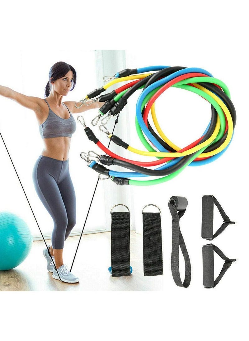 Resistance Fitness Home 11-Piece Set Fitness Training Straps Set - Multifunctional Elastic Pull Rope Fitness Workout Belt Set for Home Training and Sport Resistance Straps - pzsku/Z1B0A44A70E862A2DD227Z/45/_/1687088279/1fc52756-6f54-4e67-b425-e952bf2c547b