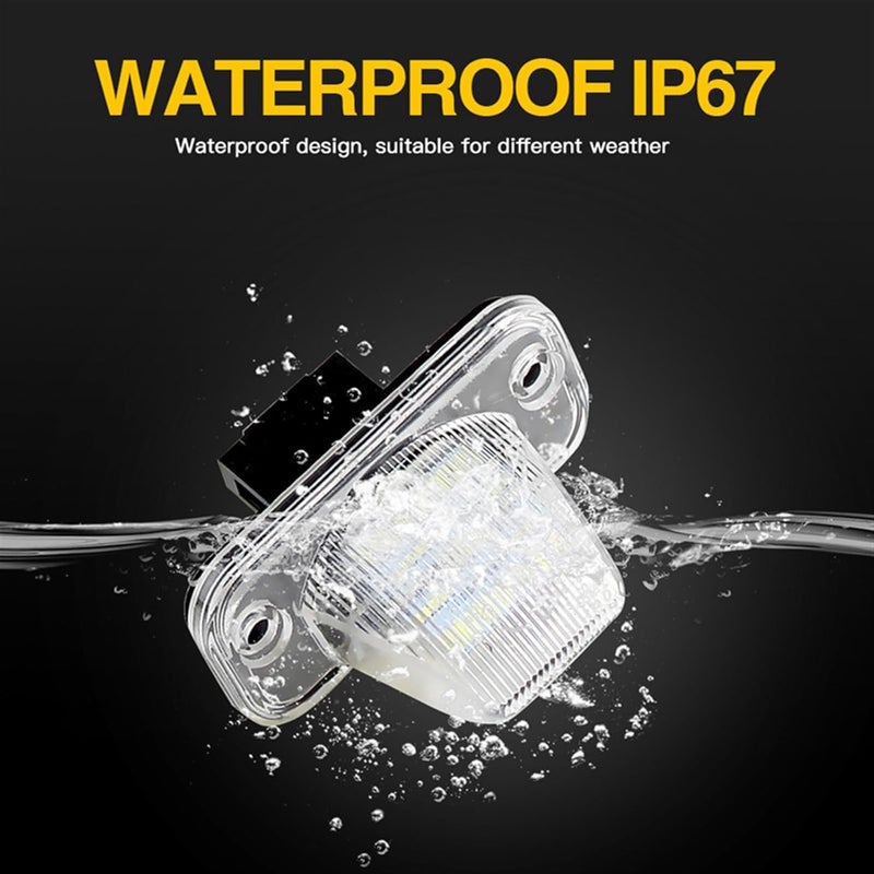 Vuzmode 2PCS LED License Plate Lights for VW - Image 3