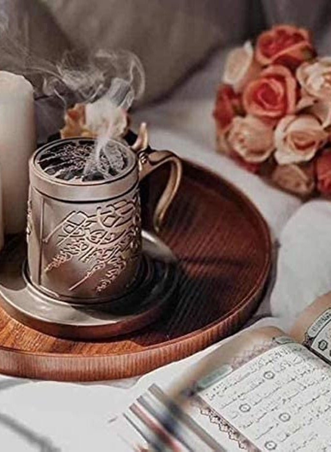 الصقر بخور فاطمة / حارق البخور 8 اقراص (150 جم) - Image 4