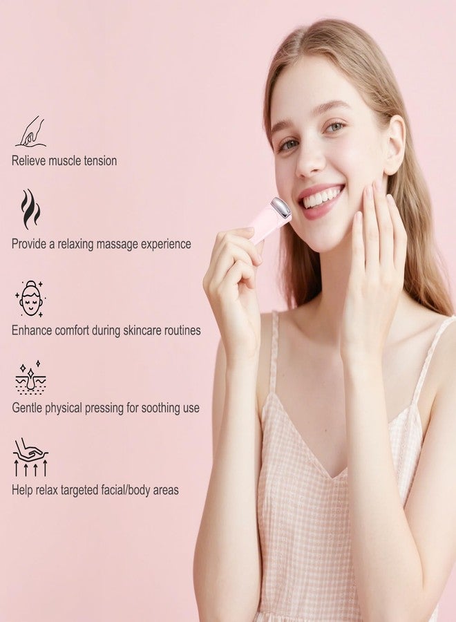 VISDOLL Mini Stainless Steel Ice Facial Roller Face & Under Eye Roller, Travel Size Cooling Facial Tool, for Under Eye Areas That Feel Puffy Or Have A Tired, Dark Look, Skincare Product Scoop - Image 4