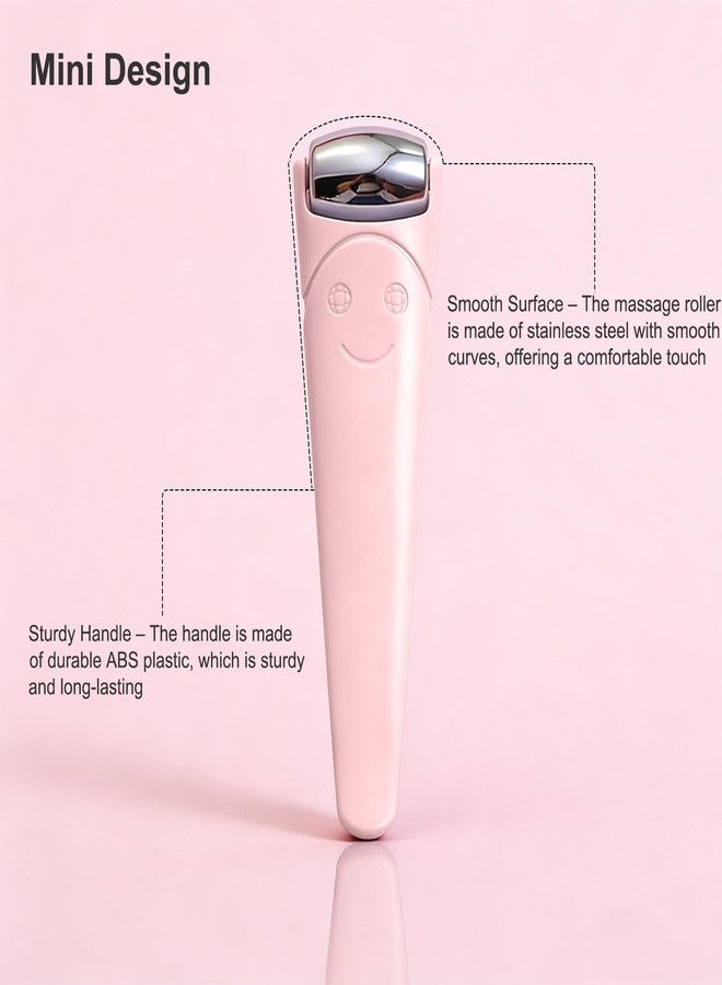 VISDOLL Mini Stainless Steel Ice Facial Roller Face & Under Eye Roller, Travel Size Cooling Facial Tool, for Under Eye Areas That Feel Puffy Or Have A Tired, Dark Look, Skincare Product Scoop - Image 5