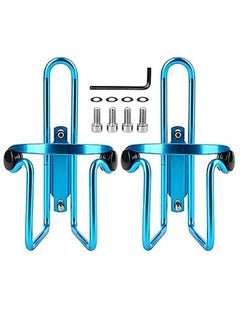 SYOSI 2 PCS Adjustable Bike Water Bottle Cage, Lightweight Aluminum Alloy Bicycle Water Bottle Holder for Most Bikes  - Image 1