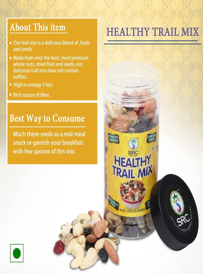 SRC CREATIONS Healthy Trail Mix | Nuts, Seeds & Berries Mixture | Super Food | Breakfast Food (100g) - Image 4