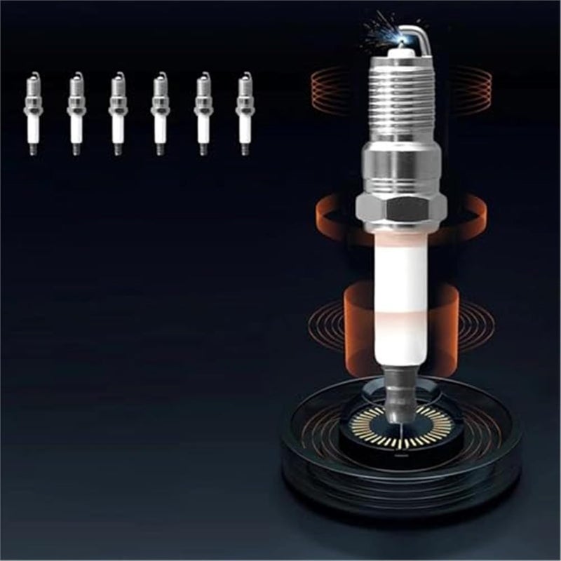 QASULER Ignition Coil and Spark Plug Set for Chevy - Image 4