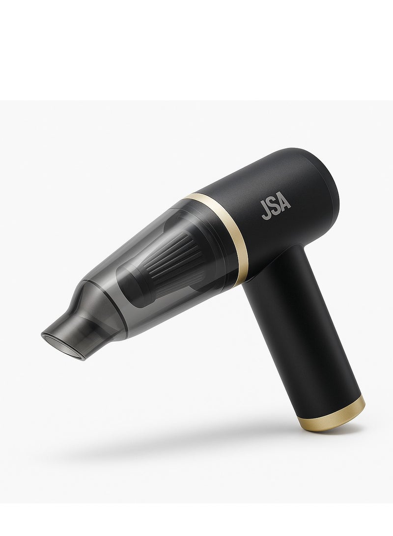 جي اس ايه مكنسة كهربائية صغيرة لاسلكية قابلة للشحن – محمولة لإزالة الغبار في المنزل والسيارة والمكتب - Image 2