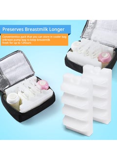 2 Pack Ice Packs Breastmilk Storage Freezer Reusable Packs,Reusable Curved Bottle Ice Pack for Breast Milk,Bag, Baby Bottles, Cool Cooler Bag,Breakfast, Lunch, White - pzsku/Z1B0AB83534517A7EAED9Z/45/_/1715050857/a75ad2b7-b097-4041-85d5-d128445d734b