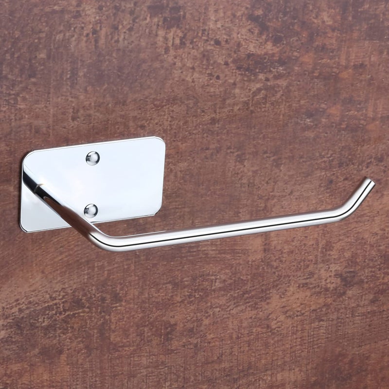 Plantex Stainless Steel Toilet Paper Roll HolderTissue Paper Holder in BathroomKitchenBathroom Accessories Wall Mount Chrome - Image 3