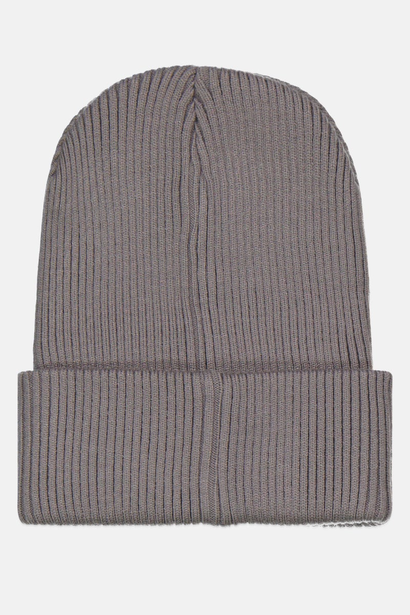 Levi's Men Brand Logo Knitted Beanie, Grey  - Image 2