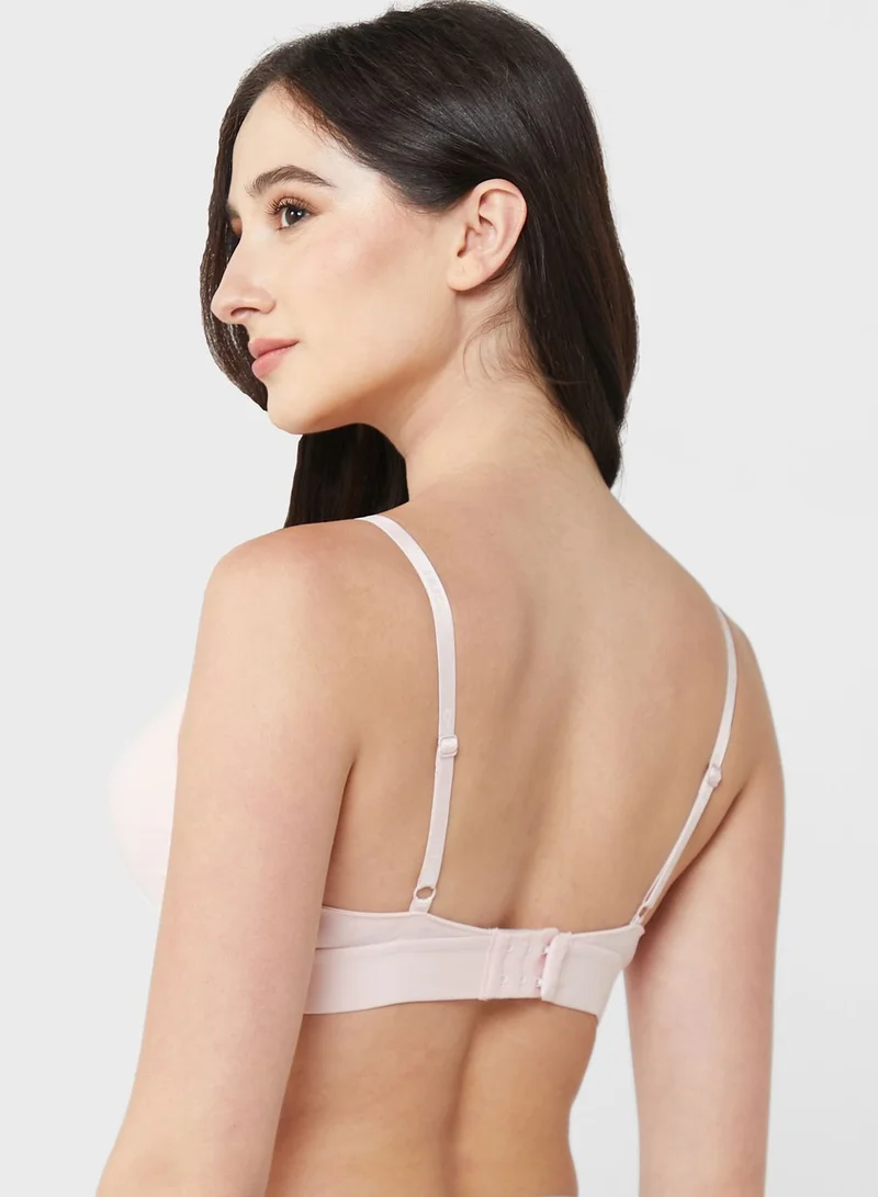 HUGO Plunge Logo Bra