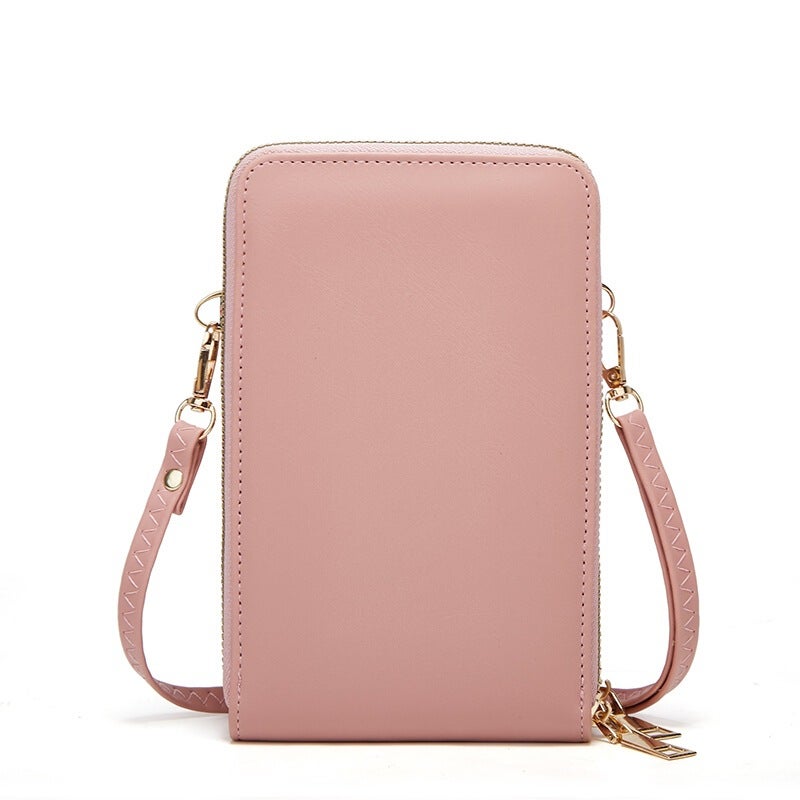 Multifunctional Solid Color PU Leather Wallet, RFID Blocking Design Portable Daily Storage Purse for Cards Cash Coin Business Use - Image 3