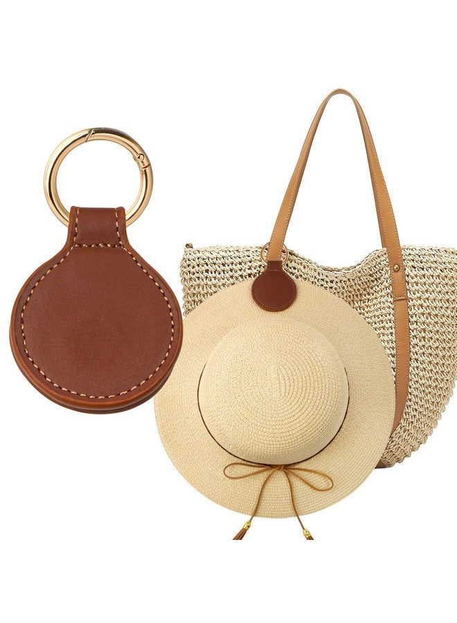 Niveaya Magnetic Hat Clip for Travel on Bag - Magnet Storage Hook, Vacation Traveling Essentials Accessory Brown - Image 1