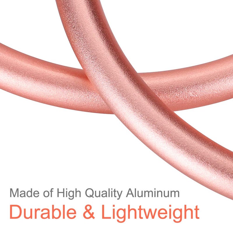 accmor Aluminium Baby Sling Ring 3 inch, Soft Wrap Carrier Rings Accessory for Infants Toddlers Newborn Kids, Rose Gold - Image 3