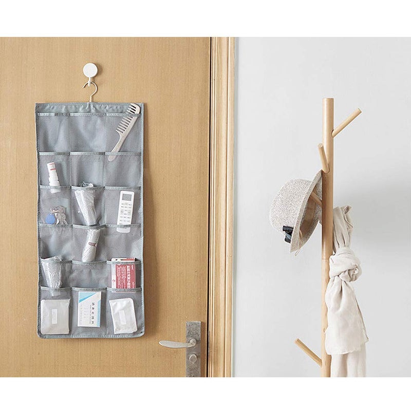 VIHAX VIHAX 30 Pocket Closet Hanging Organizer with Mesh Pockets Dual Sided Wall Shelf Wardrobe Storage Bags Oxford Cloth Space Saver Bag for Bra Underwear Underpants Socks  - Image 2