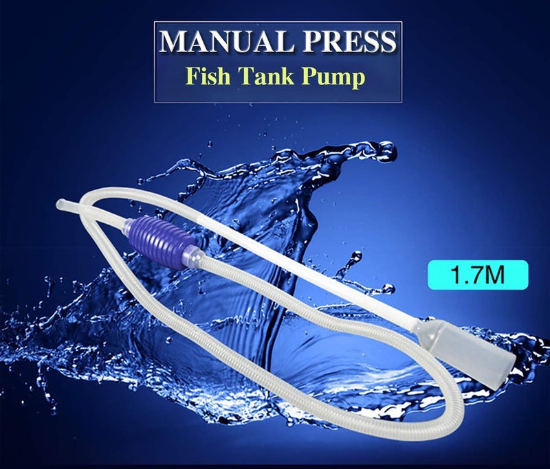 colourful - Aquarium Gravel Cleaning Tools for Fish Tank Water | Water Changer Tool | Quality Hose | Syphon Pump |1.7 Meter, 1 Piece - Image 4