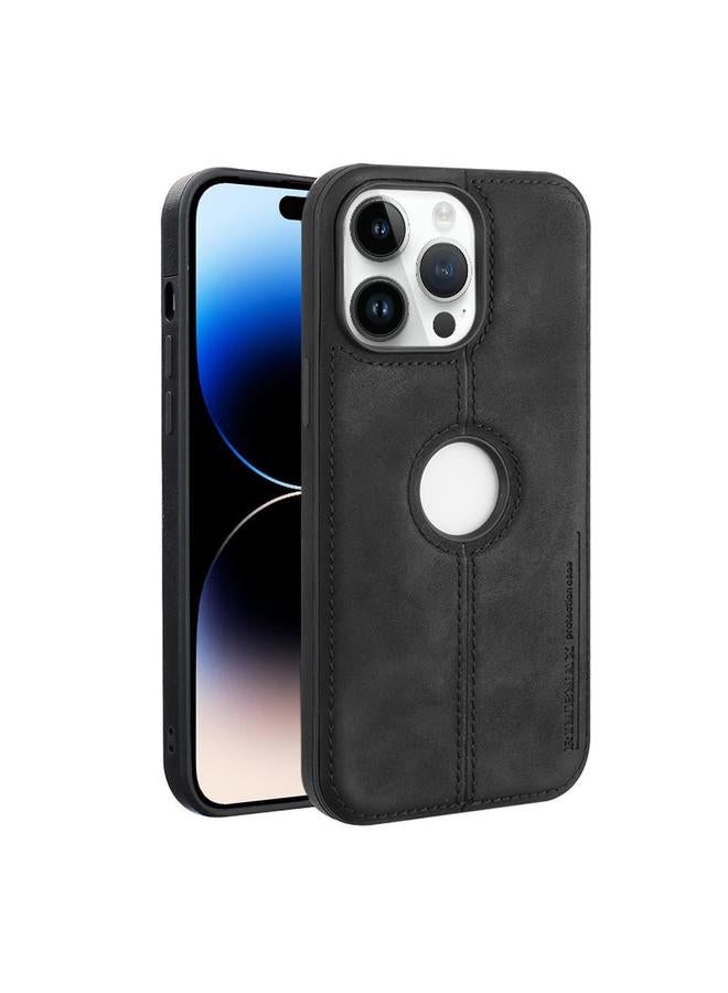 S-TOP Case For iPhone 14 Pro Max Crazy Horse Leather Back Cover Phone Case - Image 1