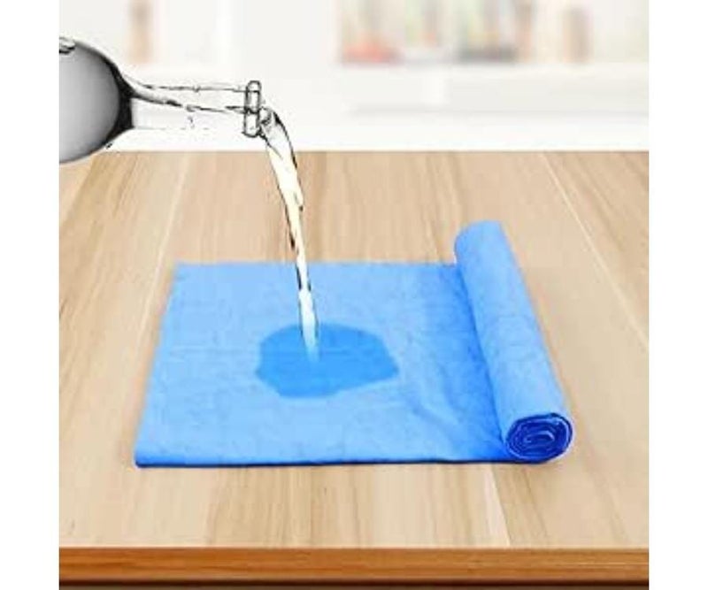 Clean Cham Clean Sham Large Suede Towel 43*32cm - blue - Image 1