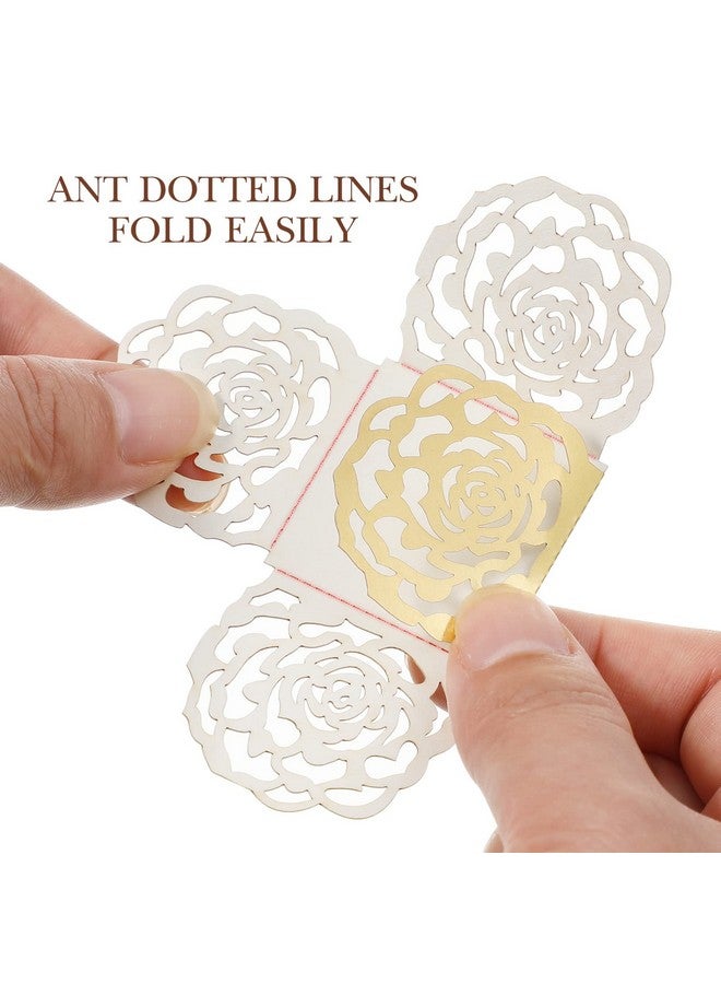 ستوبوك 50 قطعة من أغلفة شوكولاتة الكمأة الورقية المجوفة من ستوبوك، أكواب حلوى ورقية مجوفة، أكواب خبز، أغلفة حلوى الكمأة، بطانات أكواب لحفلات الاستحمام وحفلات الزفاف - Image 2