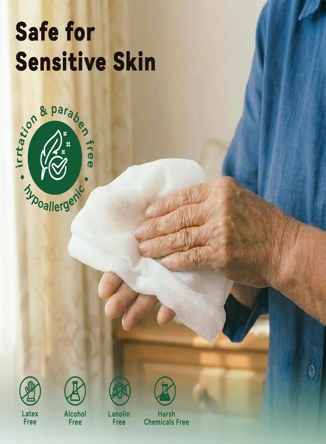 Snuvid 100 Extra Large Body Wipes for Adults Bathing No Rinse, Extra Thick Shower Wipes for Men, Women & Elderly - Great for Gym, Camping, Post Surgery - Soft & Gentle, - Image 4