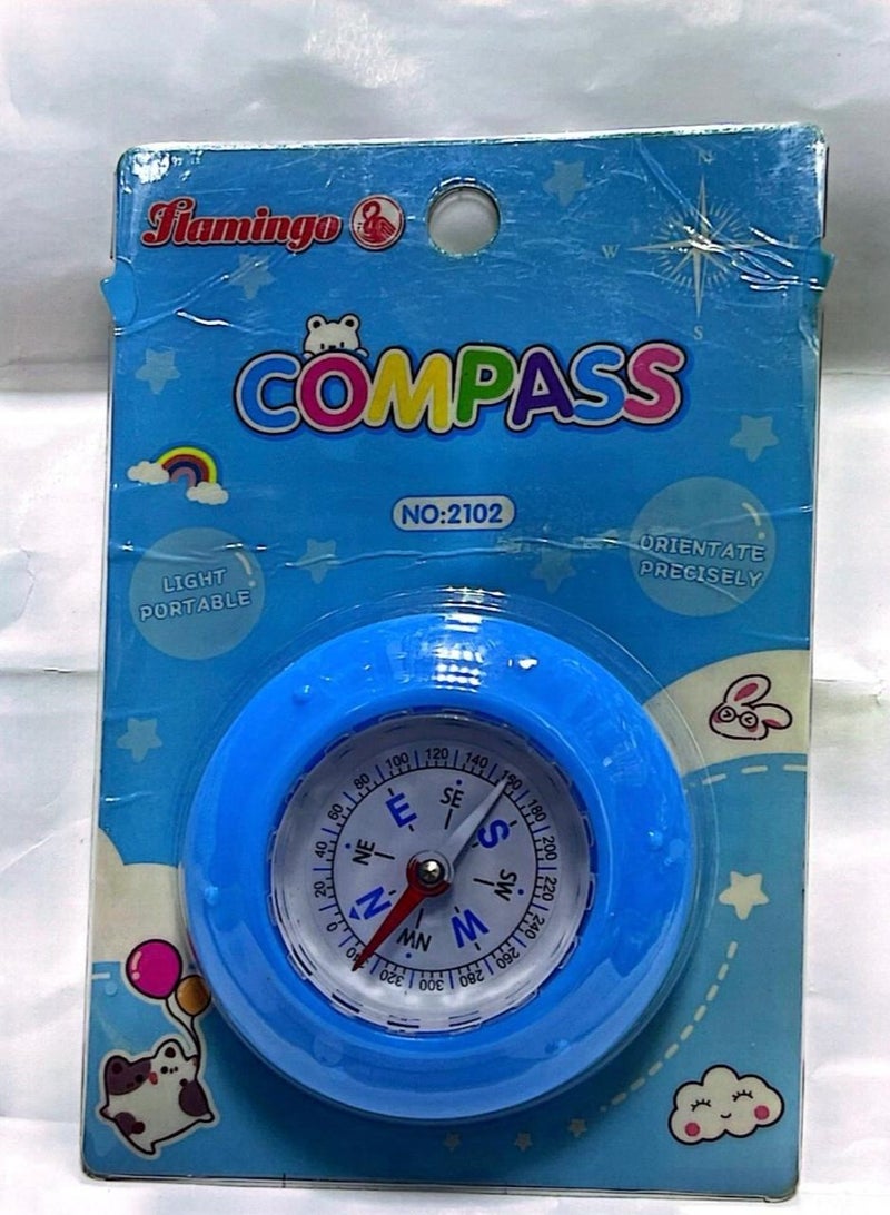 Flamingo Portable Navigation Compass Assorted Color
