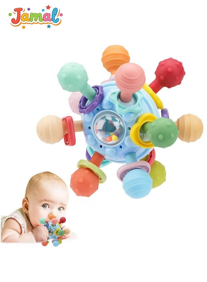 Jamal Baby Teething Toy & Sensory Development Toy, Infant Early Learning & Motor Skills Training Toy for Babies - Image 1