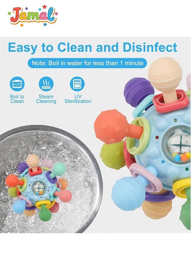 Jamal Baby Teething Toy & Sensory Development Toy, Infant Early Learning & Motor Skills Training Toy for Babies - Image 4