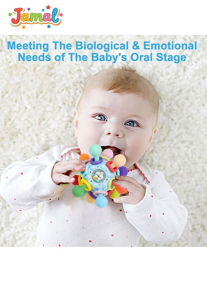 Jamal Baby Teething Toy & Sensory Development Toy, Infant Early Learning & Motor Skills Training Toy for Babies - Image 3