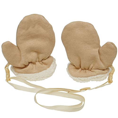 Paladoo Baby Mittens Sherpa Lined Fleece 0-12 Months Winter (12-24 Months 1 Pair) - Image 1