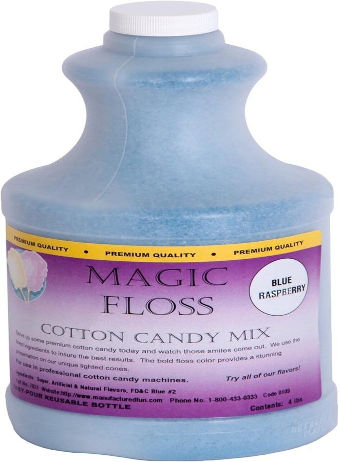 Paragon Magic Cotton Candy Floss, 4-Pound Easy Pour Bottle (Blue Raspberry)