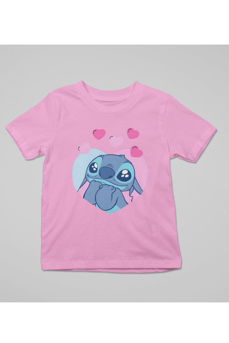 ZOOM Stitch Character Print Kids T-Shirt with Fun Design