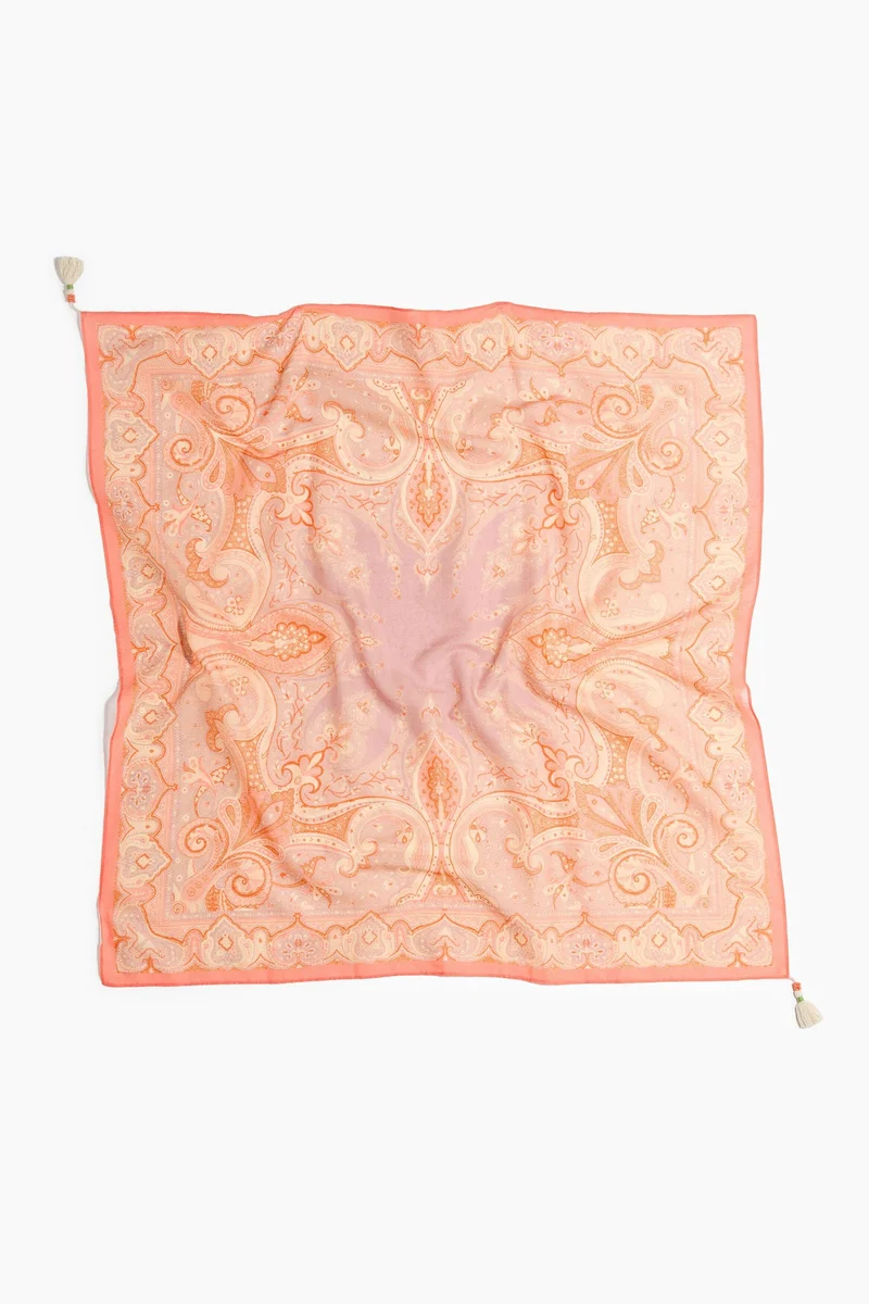 H&M Printed cotton scarf