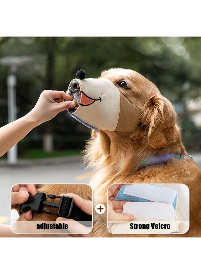 Dog Mouth Cover Mouth Mask Anti-bite Anti-bark Muzzle Small and Medium Dogs Large Dogs Anti-messy Eating Artifacts Pet Supplies - Image 4