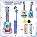 KFPPLXQ Mini Guitar for Kids 10 Inch Toddler Guitar Ukulele with 2 Mini Harmonica 16 Holes Kids Party Favor Dinosaur - Image 4
