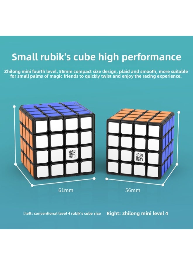 Generic - Yongjun Zhilong Rubik's Cube Three Four Five Order Magnetic UV Small Size Small Size Real Color Student Special Racing Toy-Color:Yongjun Zhilong Level 4 [uv] - Image 1
