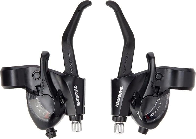 SHIMANO ST-EF41 EZ fire Plus STI Set for V-Brakes, 3x7 Speed - Image 2