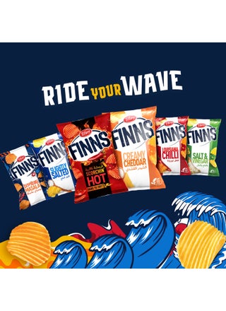 Finns Creamy Cheddar Crinkled Cut Potato Chips - view 5