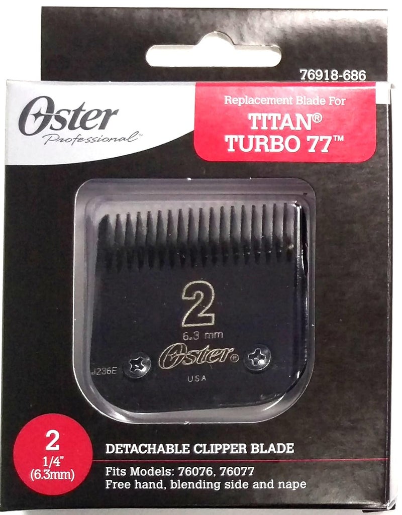 Oster Black Replacement Blade TitanTurbo77 Size 2