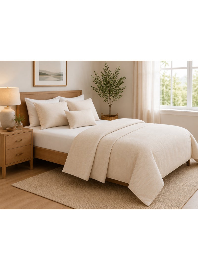 Home auraa Harmony 3 pcs Queen size comforter set - 160X 200 CM - Image 1