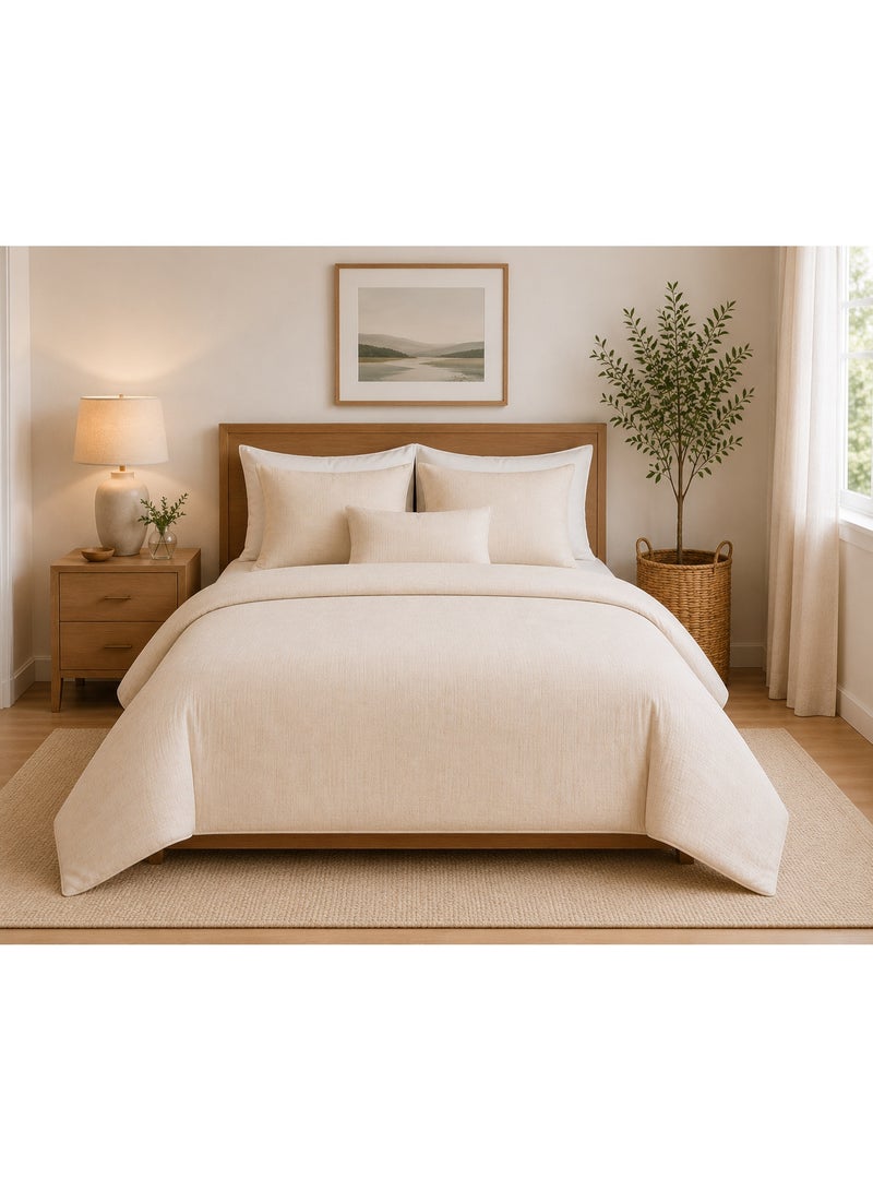 Home auraa Harmony 3 pcs Queen size comforter set - 160X 200 CM - Image 2