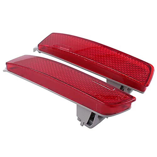 ApplianPar Rear Bumper Reflector Cover for Nissan Kicks 2018-2023, Murano 2009-2014, Quest Juke 2011-2017, Rogue 2021-2023, Sentra 2013-2019, Infiniti FX35 FX50 2009-2013, QX70 2014-2017 - Image 2