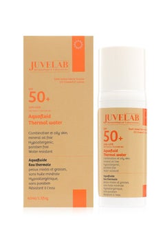 JUVELAB Dark Tinted CC Aquafluid Thermal Water SPF 50+ Sunscreen 40ml