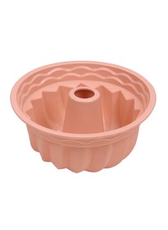 BLACKSTONE Silicon Fluted Tube Cake Pan, Non-Stick Bundt Pan for Baking, Heat Resistant & Dishwasher Safe 25x10.5cm  - Image 1